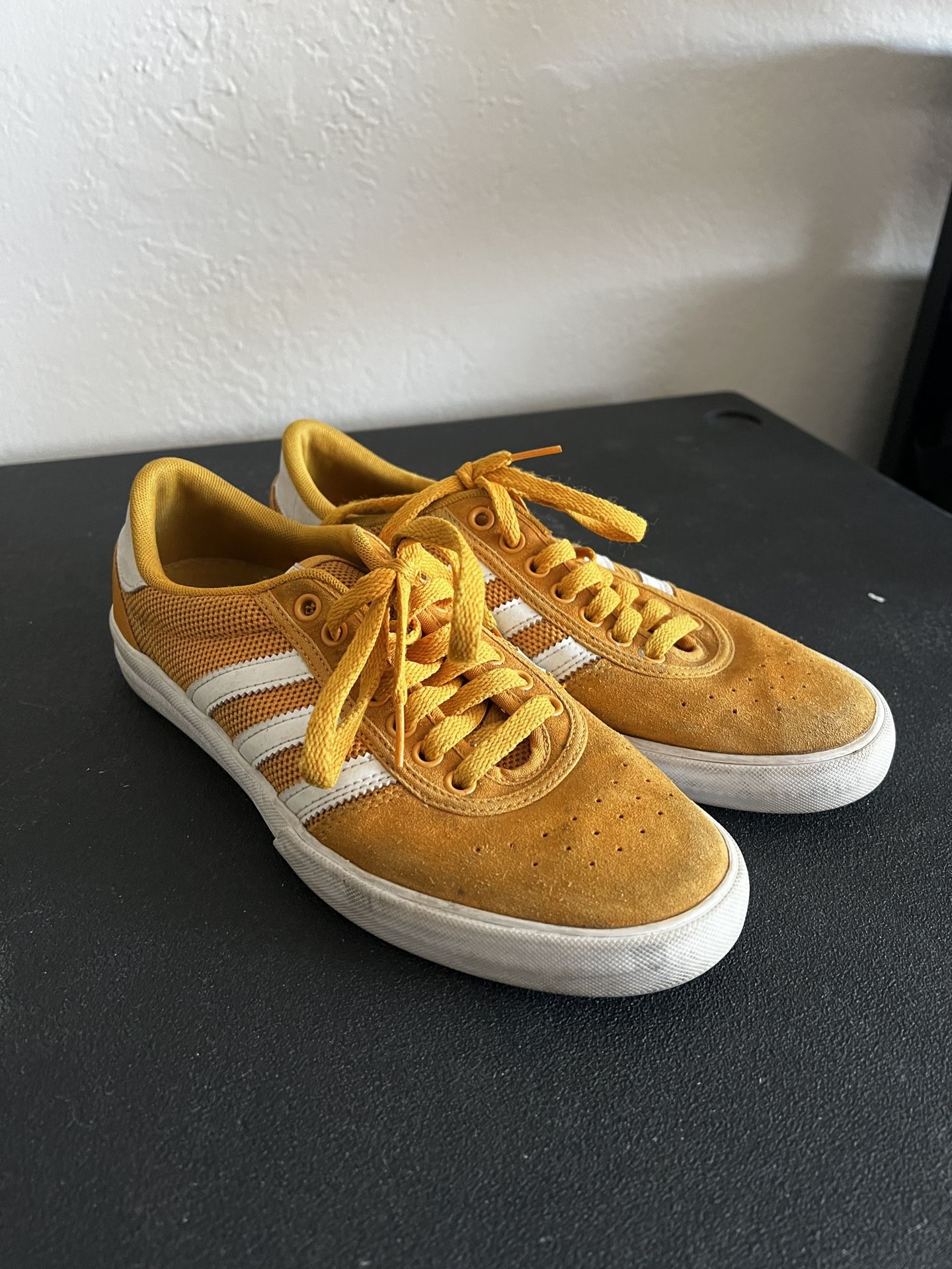Yellow Adidas Lucas Puig Skate Shoes 9.5
