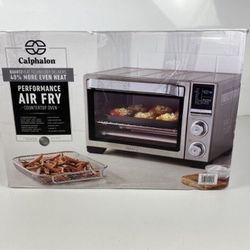 Calphalon Quartz Heat Countertop Toaster Oven with Air Fry 0.88 Cu. ft