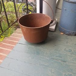 Vintage Rusty Cast Iron #8  Pot