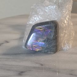 0.2 Lb (88g) Labradorite Slab Quartz Crystal 