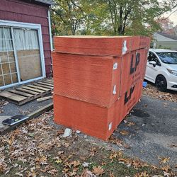 OSB 7/16 Application as 4ft.
X 8 ft. Sheathing Panel. 10 $ A Sheet. 