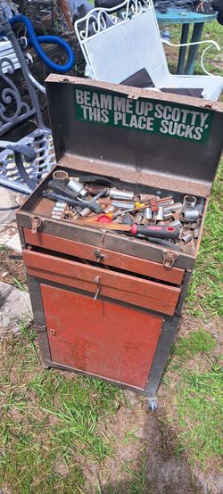 Toolbox full with  tools
