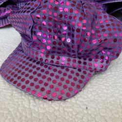(23) Purple Sparkly Hats - Perfect Party Favors
