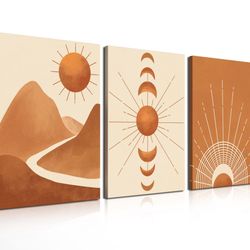  Boho Wall Art Painting Set Of 3