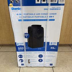DANBY 4-IN-1 PORTABLE AIR CONDITIONER (500 SQ. FT.)
