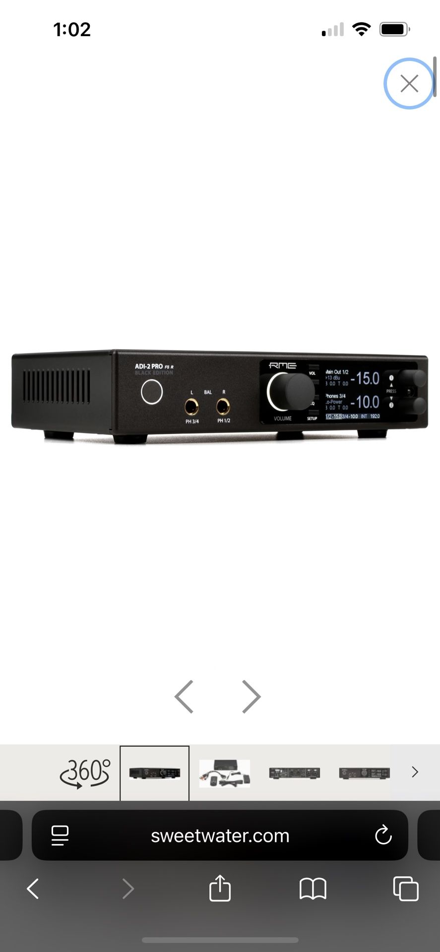 RME ADI-2 PRO FS Black Edition