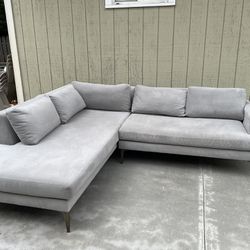 Like  New West Elm Andes sectional 