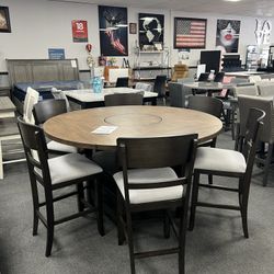 7PC Counter Height Dining Table Set 