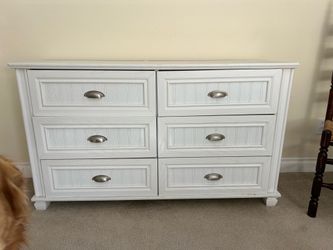 White dresser drawers
