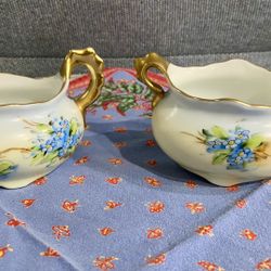 VINTAGE Imperial Austria PSL Creamer & Sugar