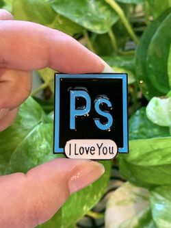 Ps I Love You Enamel Pin
