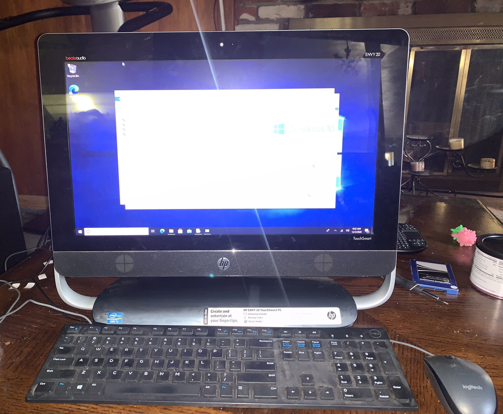 HP TouchSmart beats Envy 20 Intel i3-2130 3.40GHz 4GB RAM 500GB 20" All in One PC