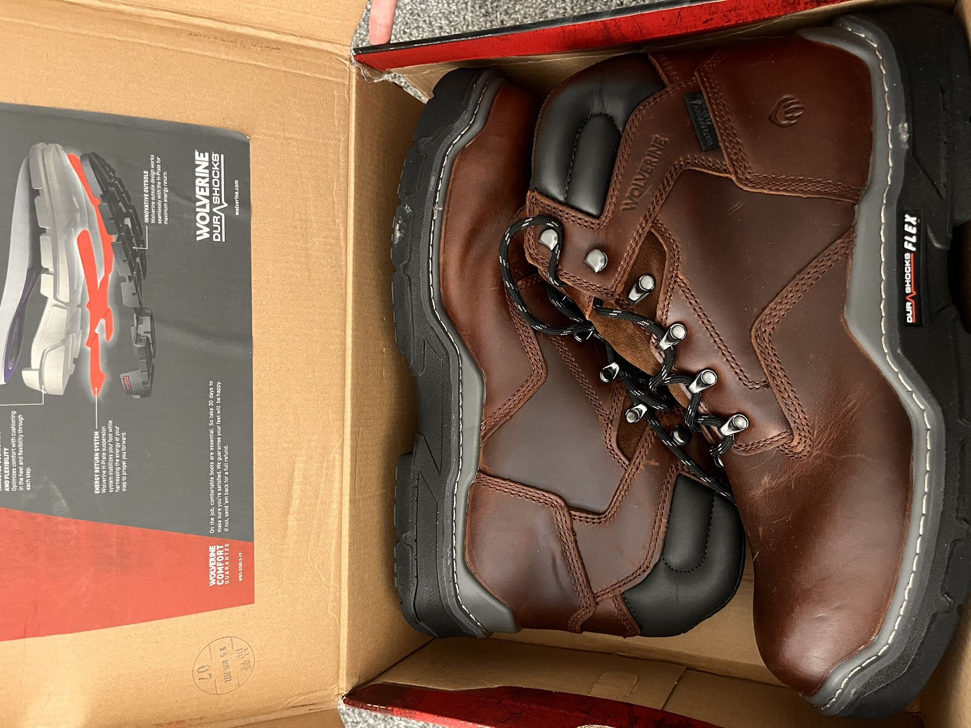 Chocolate Hike/Work Boots 