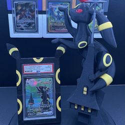 Umbreon VMax Moonbreon Display Stand PSA BGS CGC TAG One Touch Slab Top Loader