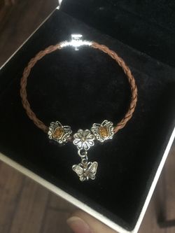 Pandora style charm bracelet