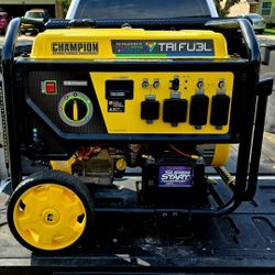 CHAMPION 11500W TRI FUEL ELECTRIC START GENERATOR LIKE NEW