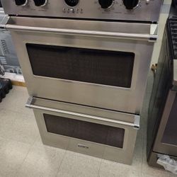 VIKING STAINLESS STEEL 30 INCH DOUBLE WALL OVEN