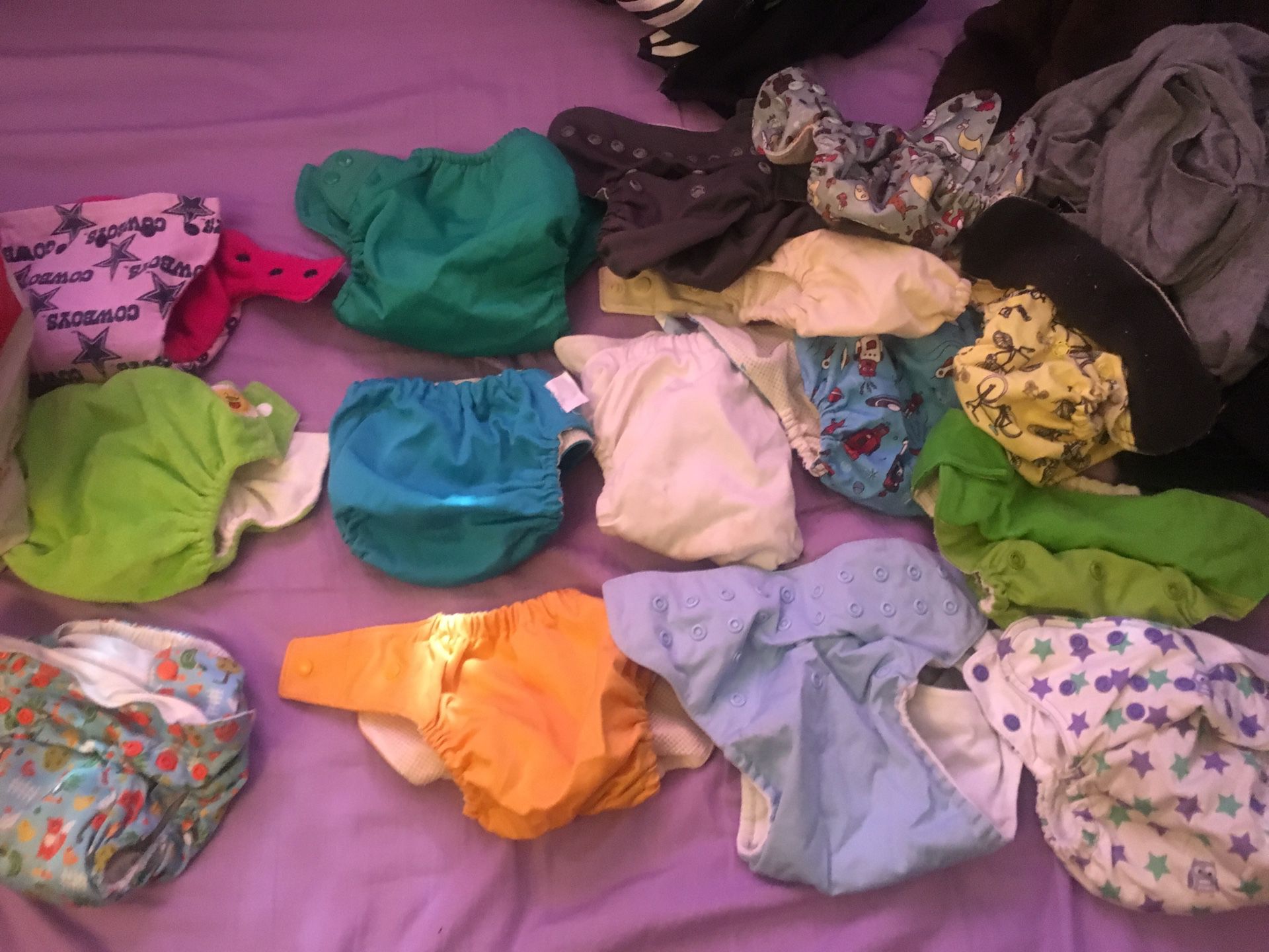Cloth diapers good condition - play condition