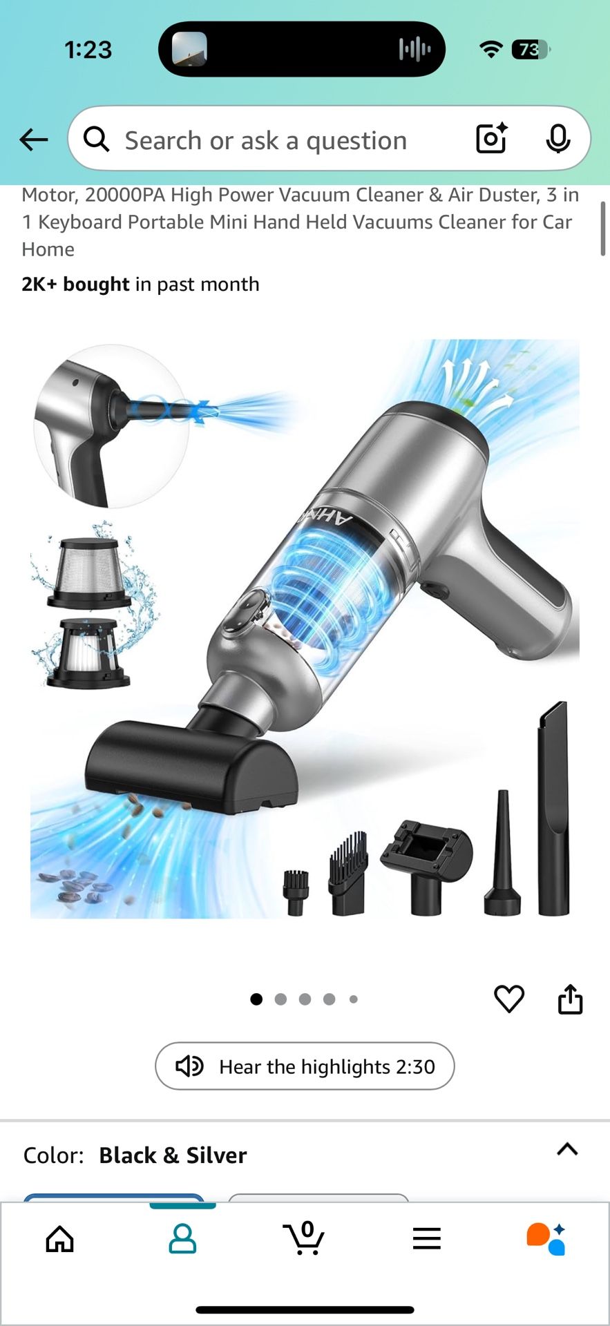 Portable Car Detailer