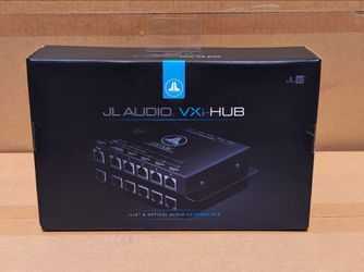 JL Audio VXi Series Amplifier JLid-Comm Optical Audio Network Hub VXi-HUB 🚨 Payment Options Available 🚨 No Credit Needed 🚨