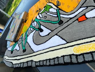 Custom Off - White X Nike dunk low Rug