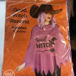 Adults Witch Poncho