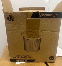 Varmtalys 4-pack LED in-ground landscape lights