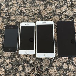 Four Used iPhones
