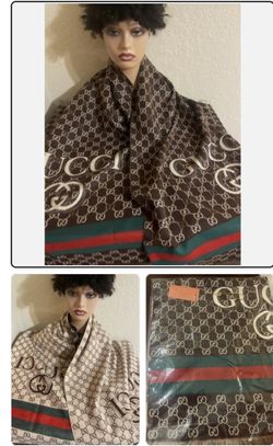 GG Luxury Scarves Brown