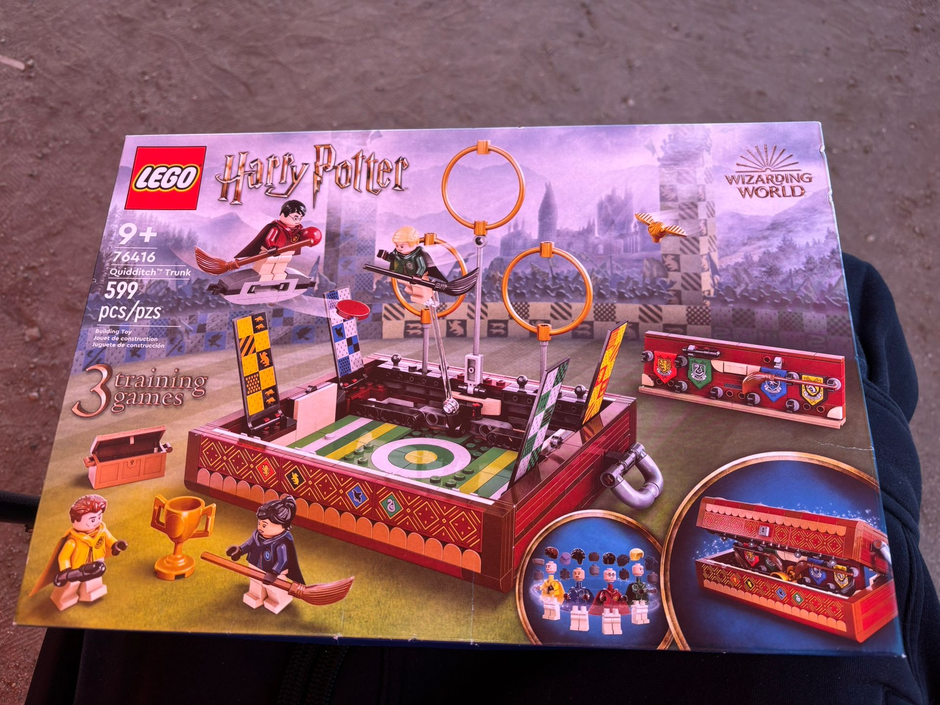 LEGO Harry Potter Quidditch Trunk 76416 Buildable Harry Potter Toy; Birthday Gift Idea for Kids Aged 9+; Open the Buildable Box to Reveal a Quidditch
