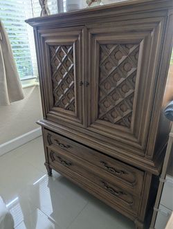 Solid Wood Tall Boy Dresser
