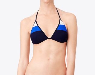 New Tory Burch Tory sport halter bikini top sz M