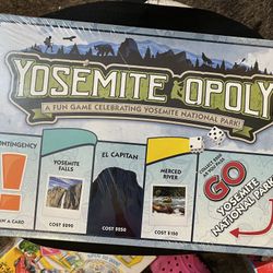 Yosemite-Opoly Board Game