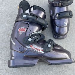Salomon Symbio Ski Boot Size 23.5 Which Is Women’s 6.5