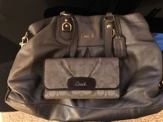 Real coach purse and wallet