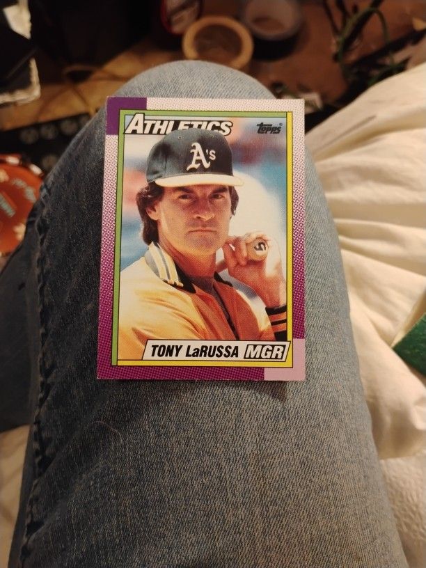Tony Larussa Baseball Card