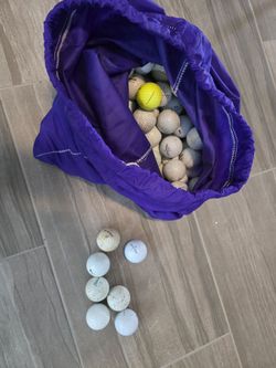Used golf balls