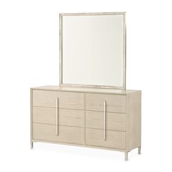 Lotus Bay Sand Small Dresser with Mirror