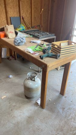 Wood Workshop Table 