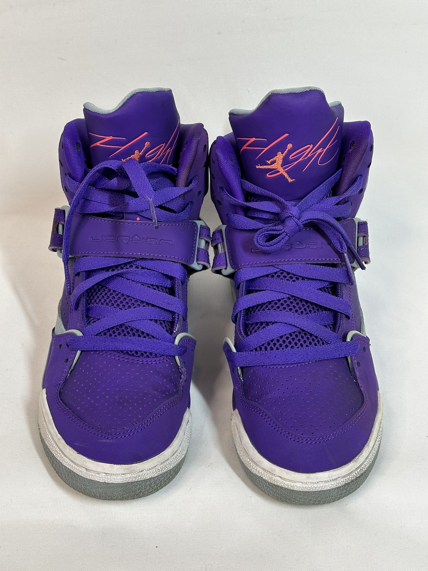 #2453 Jordan Flight 45 High IP GG Purple Shoes Boys Youth 5.5Y 837024 507