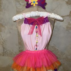 Queen Poppy Trolls Halloween Costume New Size 3/4