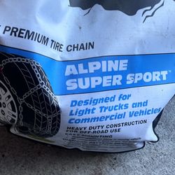 Alpine Chains For A Truck