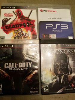PS3 GAMES