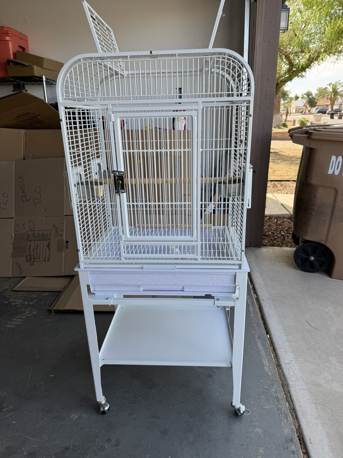 White Bird Cage