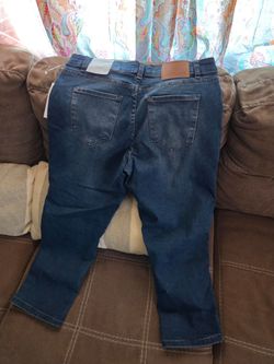 Blue women's trousers.