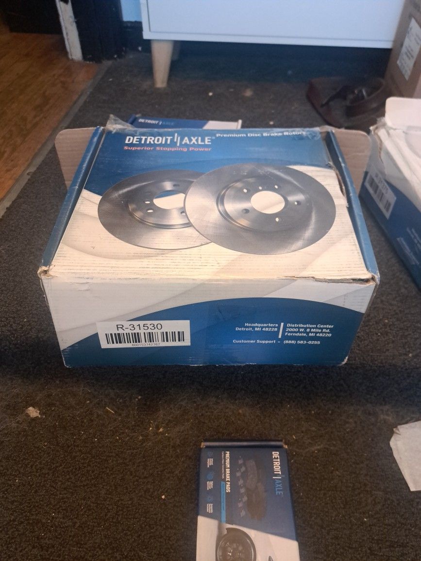 Rear Brake Rotors And Brakes