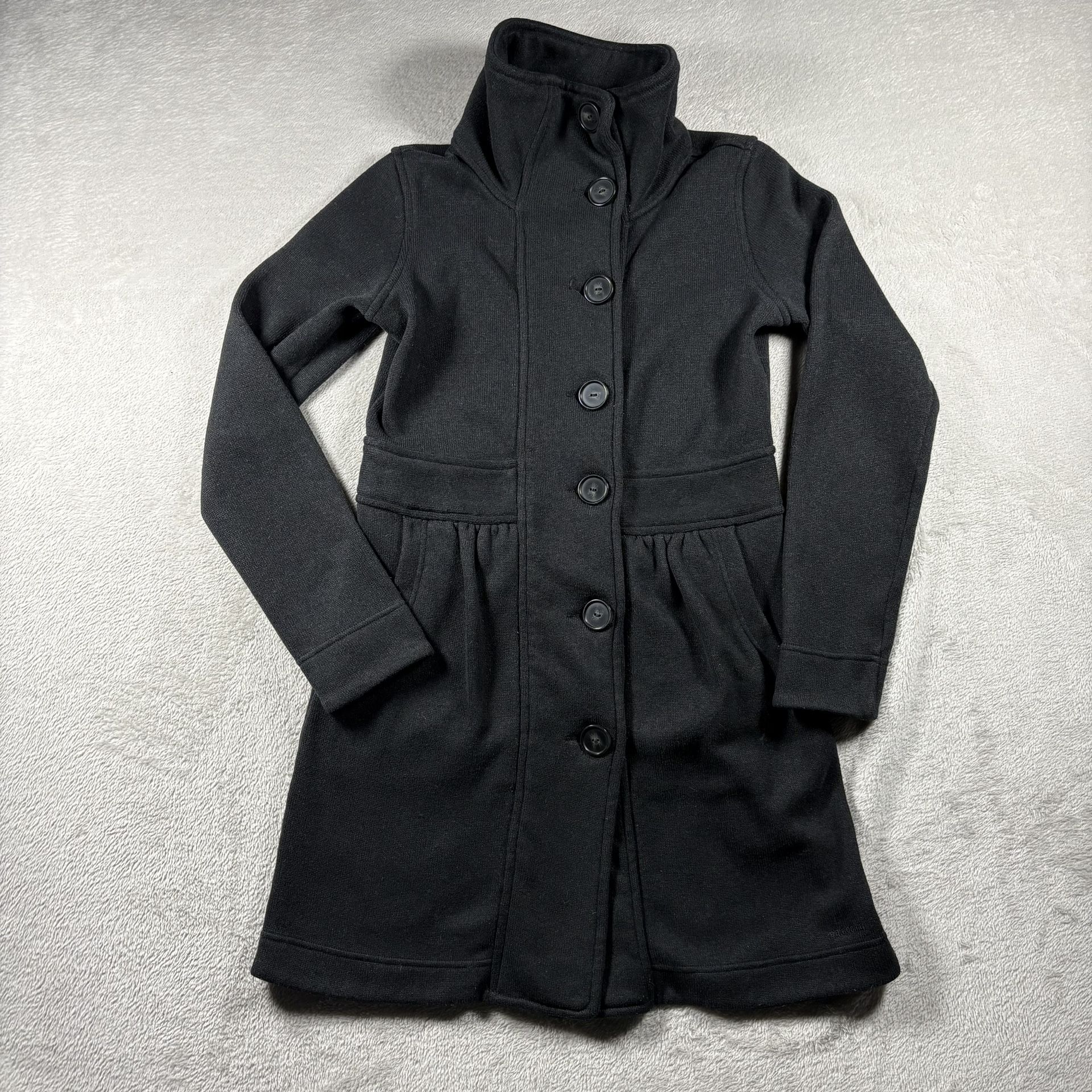 Patagonia Better Sweater Fleece Peacoat Women’s S Black Breasted Button Down