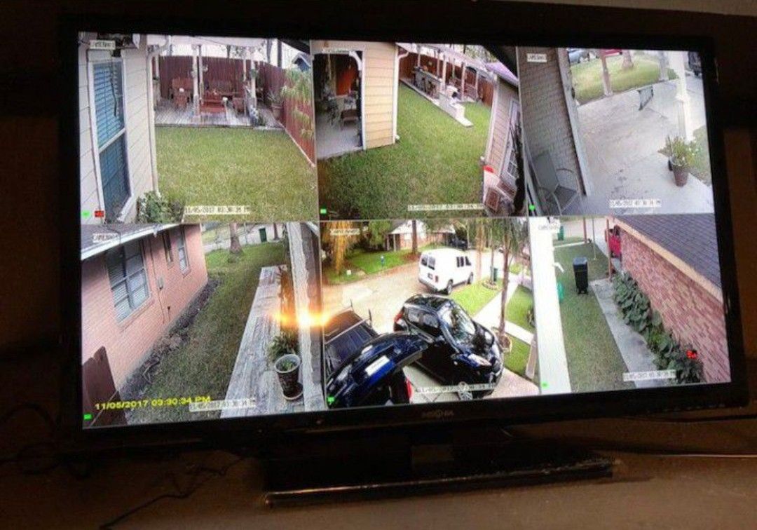 6 Camaras De Seguridad - 6 CCTV Security Cameras 