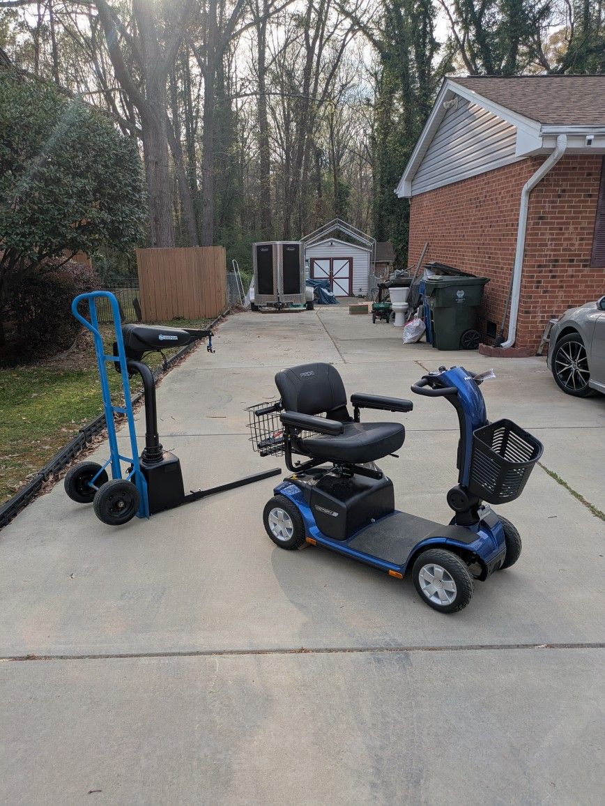 Pride Victory 10 Mobility Scooter With Crane Lift