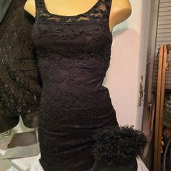 Beaded Lace Cocktail Dress ,$25 Does Not Includelong Gown, & BROCADE Tux Jacket